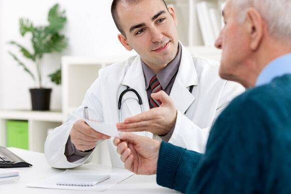 Ir al médico debido a la renuncia patológica en los hombres